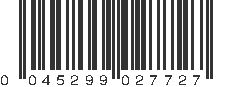 UPC 045299027727