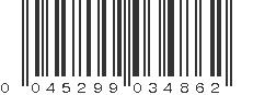 UPC 045299034862