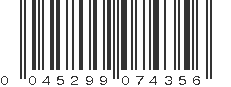 UPC 045299074356