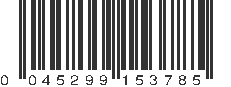 UPC 045299153785