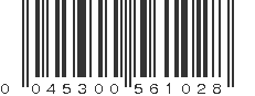 UPC 045300561028