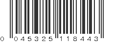 UPC 045325118443