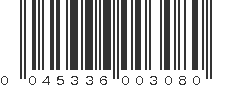 UPC 045336003080