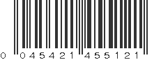 UPC 045421455121