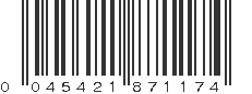 UPC 045421871174