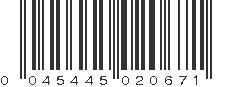 UPC 045445020671