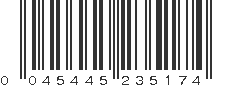 UPC 045445235174