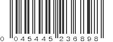 UPC 045445236898