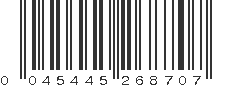 UPC 045445268707