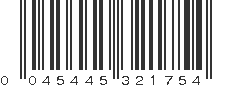 UPC 045445321754