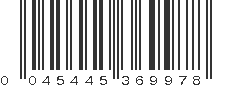 UPC 045445369978