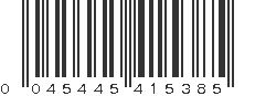 UPC 045445415385