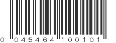 UPC 045464100101