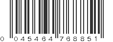 UPC 045464768851