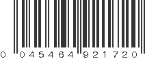 UPC 045464921720