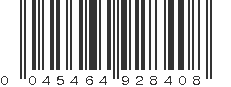 UPC 045464928408