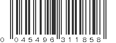 UPC 045496311858