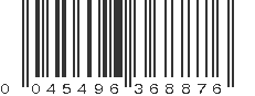 UPC 045496368876