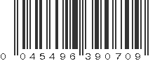 UPC 045496390709