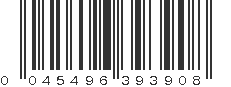 UPC 045496393908