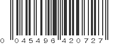 UPC 045496420727