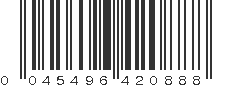 UPC 045496420888