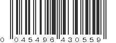 UPC 045496430559