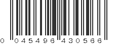 UPC 045496430566