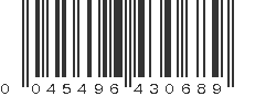 UPC 045496430689