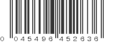 UPC 045496452636