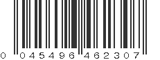 UPC 045496462307