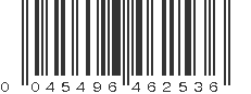 UPC 045496462536