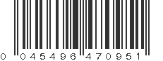 UPC 045496470951