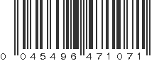 UPC 045496471071