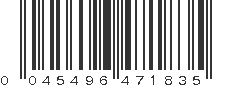 UPC 045496471835