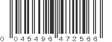 UPC 045496472566