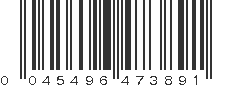 UPC 045496473891