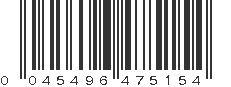 UPC 045496475154