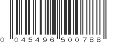 UPC 045496500788