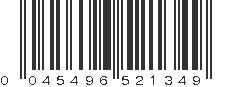 UPC 045496521349