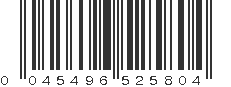 UPC 045496525804