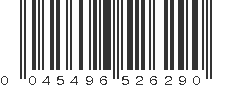 UPC 045496526290