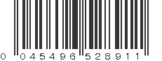 UPC 045496528911