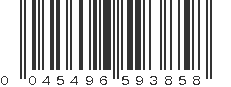 UPC 045496593858