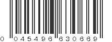 UPC 045496630669