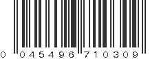 UPC 045496710309