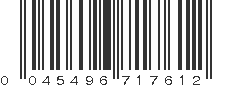 UPC 045496717612