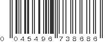 UPC 045496738686