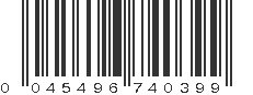 UPC 045496740399