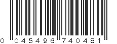 UPC 045496740481